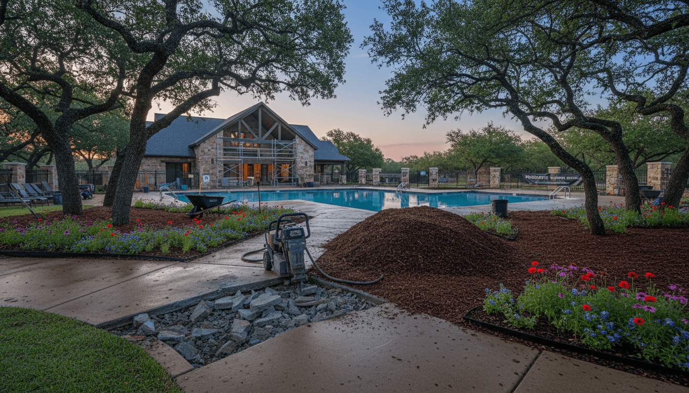 REMINDER - Sidewalk project and landscape mulching starts today!